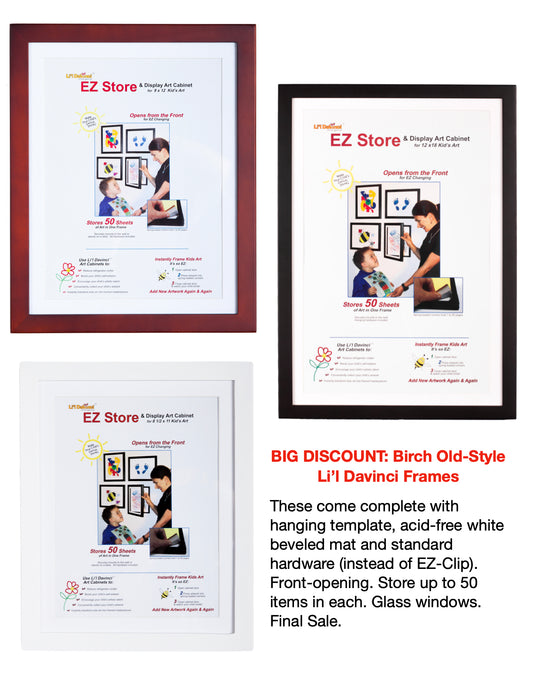 Discounted 2-packs of Birchwood Original* Li'l Davinci® Frames!