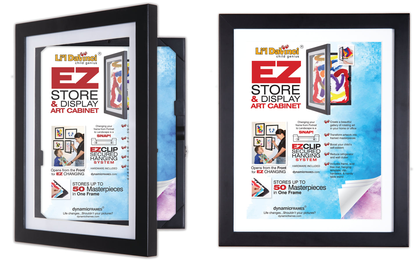 Li'l Davinci® Art Cabinet 2-Pack for Kids' Art