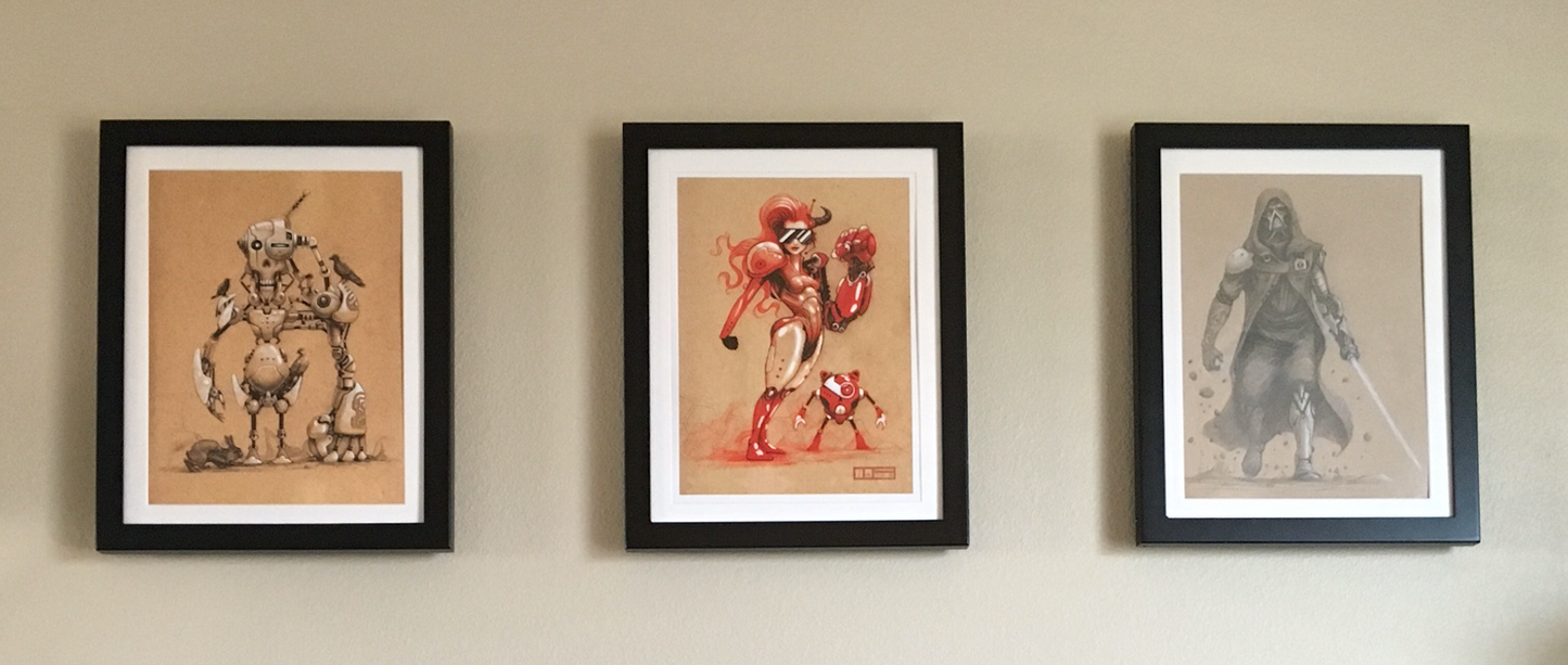 3-Pack Li'l Davinci frames for 9x12 Art or Prints