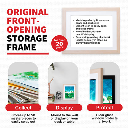 Lil Davinci Front-Opening Art Storage Frame