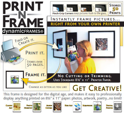 Print-N-Frame dynamicSquare for 8.5x11 prints or photos