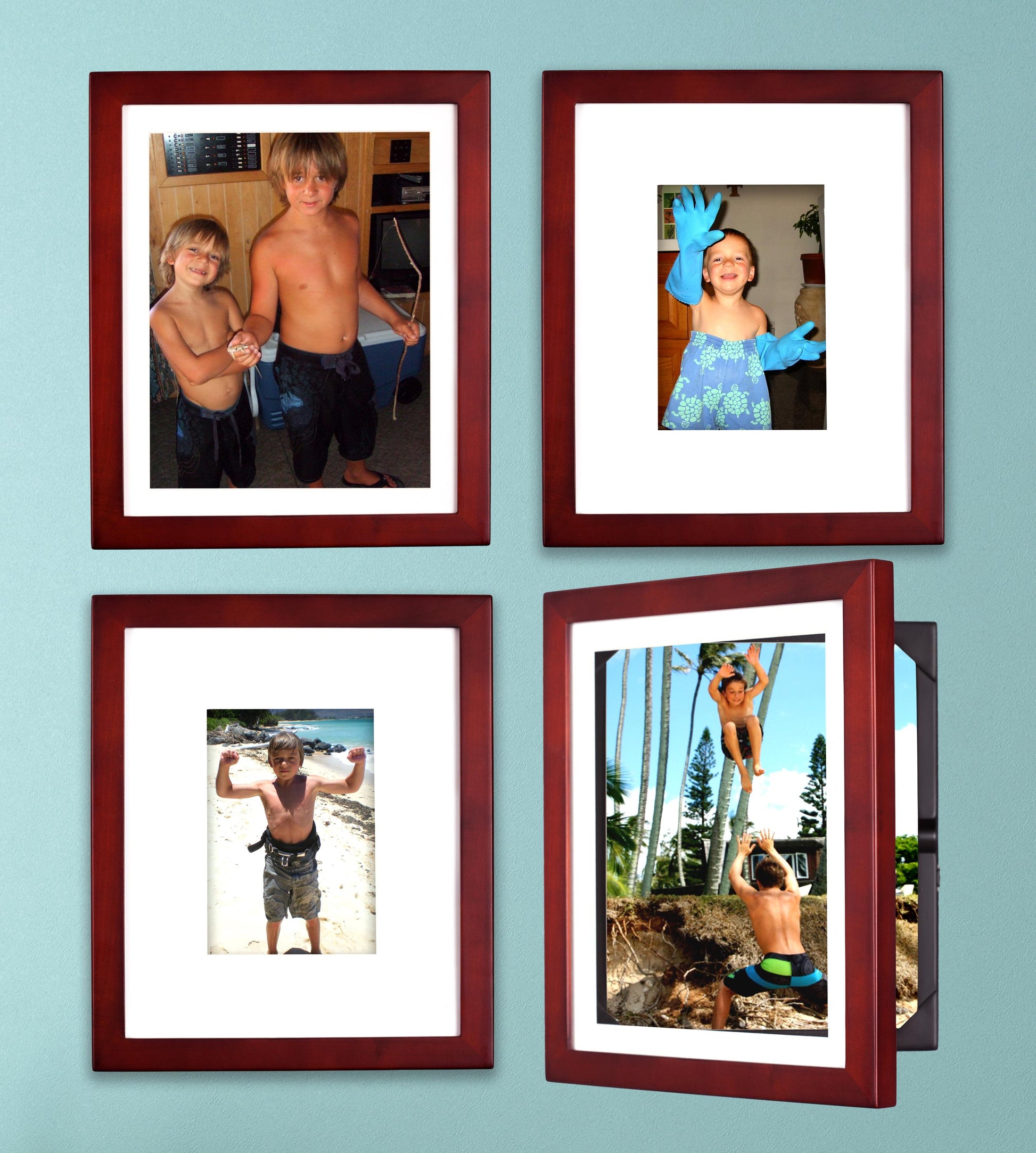 Buy Wholesale China Wood Display Photo Frames 5x7 With Mat Or 8x10 Without  Mat & Photo Frame at USD 2.99