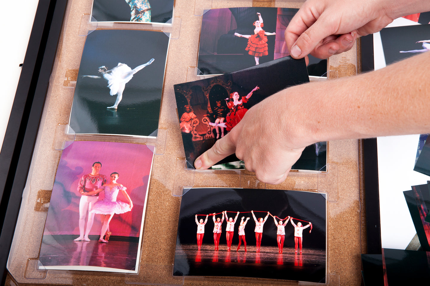 Pinster Pix:  Use as 7-Photo Display & Store, OR as Corkboard Shadowbox!