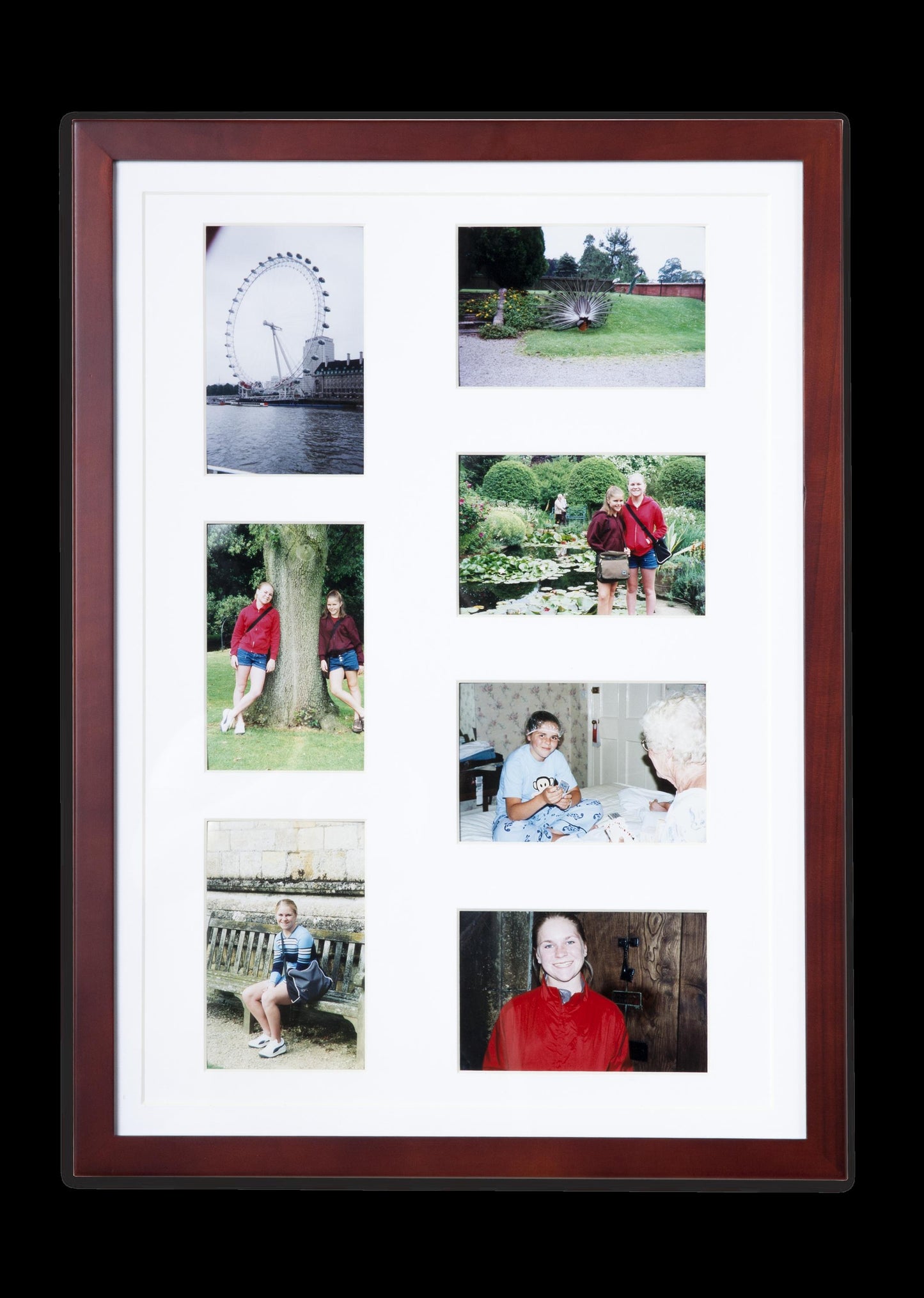 Pinster Pix:  Use as 7-Photo Display & Store, OR as Corkboard Shadowbox!